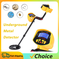 Underground Metal Detector MD3010II High Sensitivity Coil Gold Digger Tool Treasure Hunter Backlight LCD Display Metal Finder