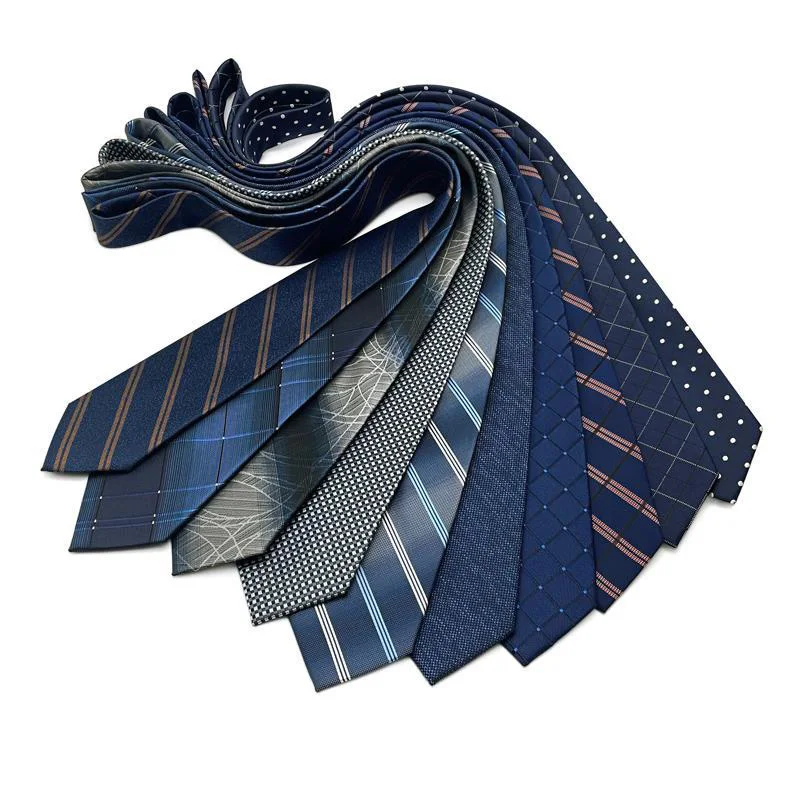Fashion 8CM Men\'s Necktie Classic Ties For Man Wedding Business Party Polka Dots Stripes Floral Plaid Jacquard Ascot Accessories