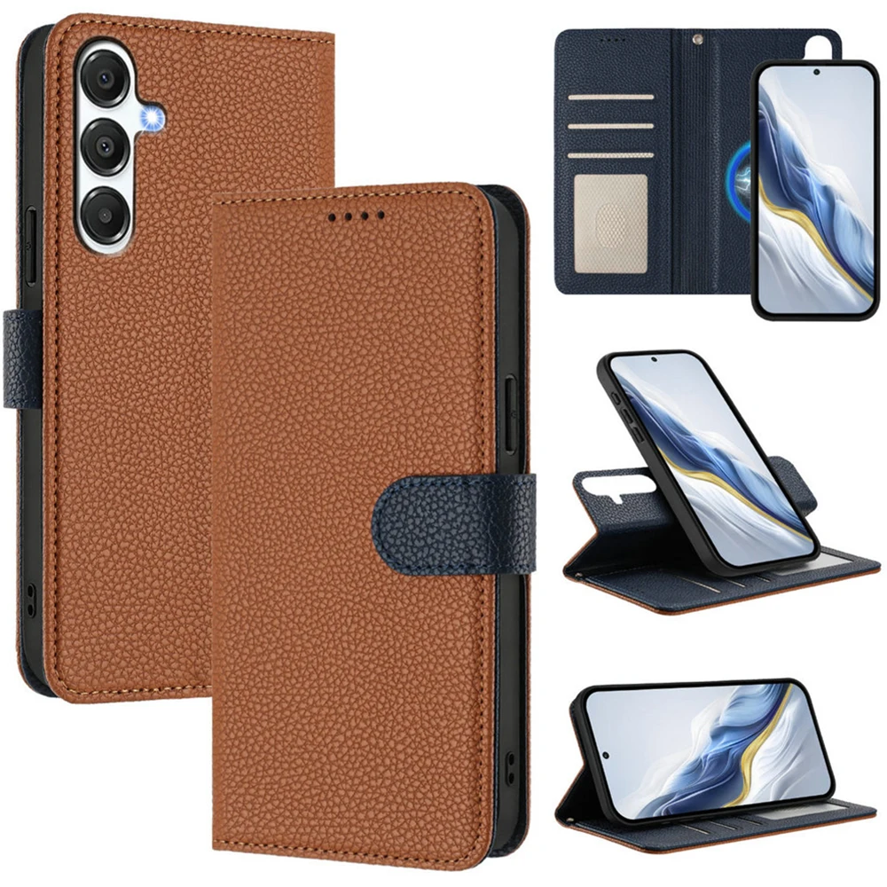 Funda con tapa M55 M35 M54 5G 2 en 1, Funda de cuero desmontable para Samsung Galaxy M15 M35 M55 M14 M34 M54 M13 M23 M12 M32