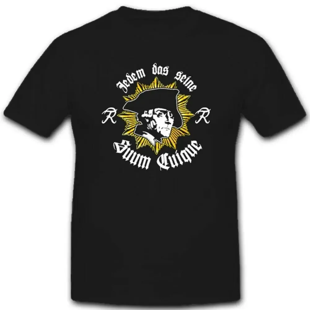 Old Fritz Prussia Kaiser Friedrich The Great T-Shirt 100% Cotton O-Neck Short Sleeve Summer Casual Mens T-shirt Streetwear