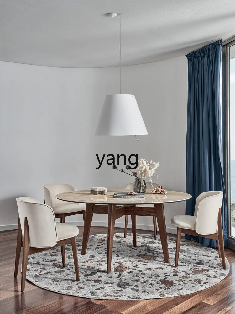 LMM Solid Wood Living Room Minimalist Model Room Reception Hotel Coffee Club Conference Chair
