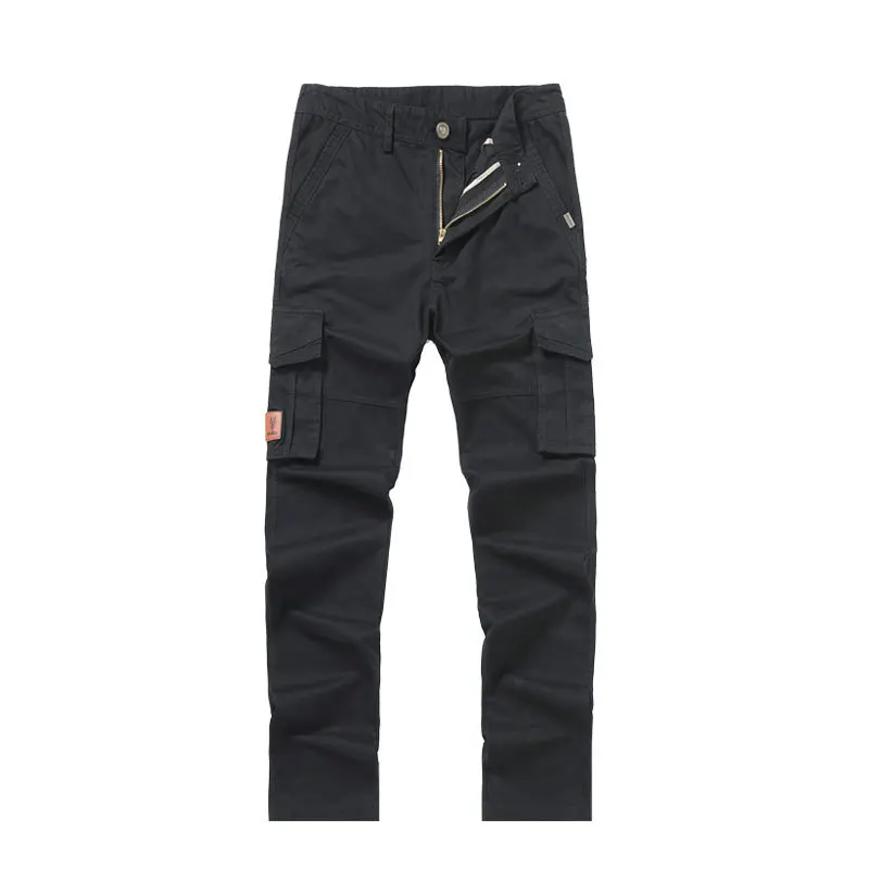 Spring and Autumn New Tooling Men's Cotton Trousers, Multi-pocket Casual Fashion All-match Pants, Work Pants