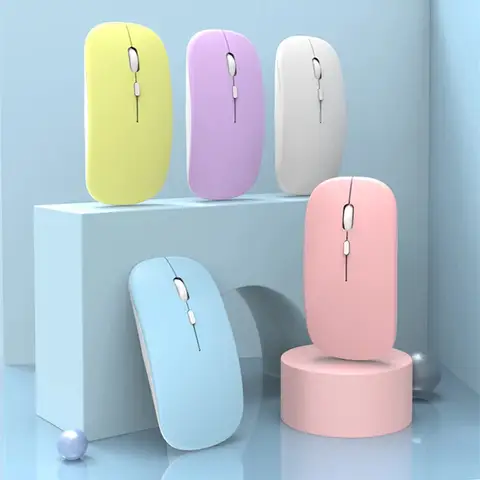 무선 블루투스 호환 마우스 노트북 iPad 태블릿 PC 휴대 전화 사무실 게임용 마우스 용 휴대용 인체 공학적 컴퓨터 마우스