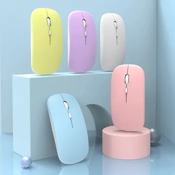 무선 블루투스 호환 마우스, 휴대용 인체 공학적 컴퓨터 마우스, 노트북, 아이패드, 태블릿 PC, 휴대폰, 사무실 게임용 마우스