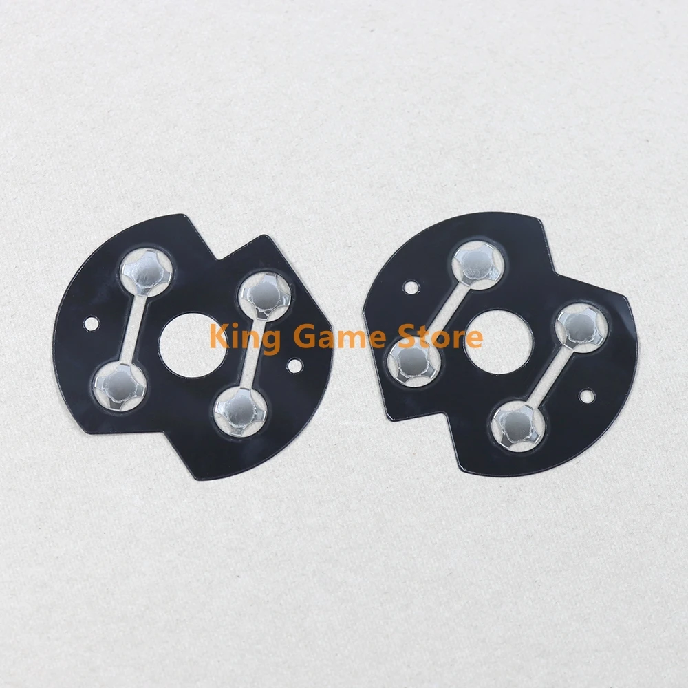 Autocollant de film conducteur breton en métal, pièces de rechange pour manette de la série XBOXONE, boutons D Pad, remplacement pour Xbox One Slim, 2 pièces