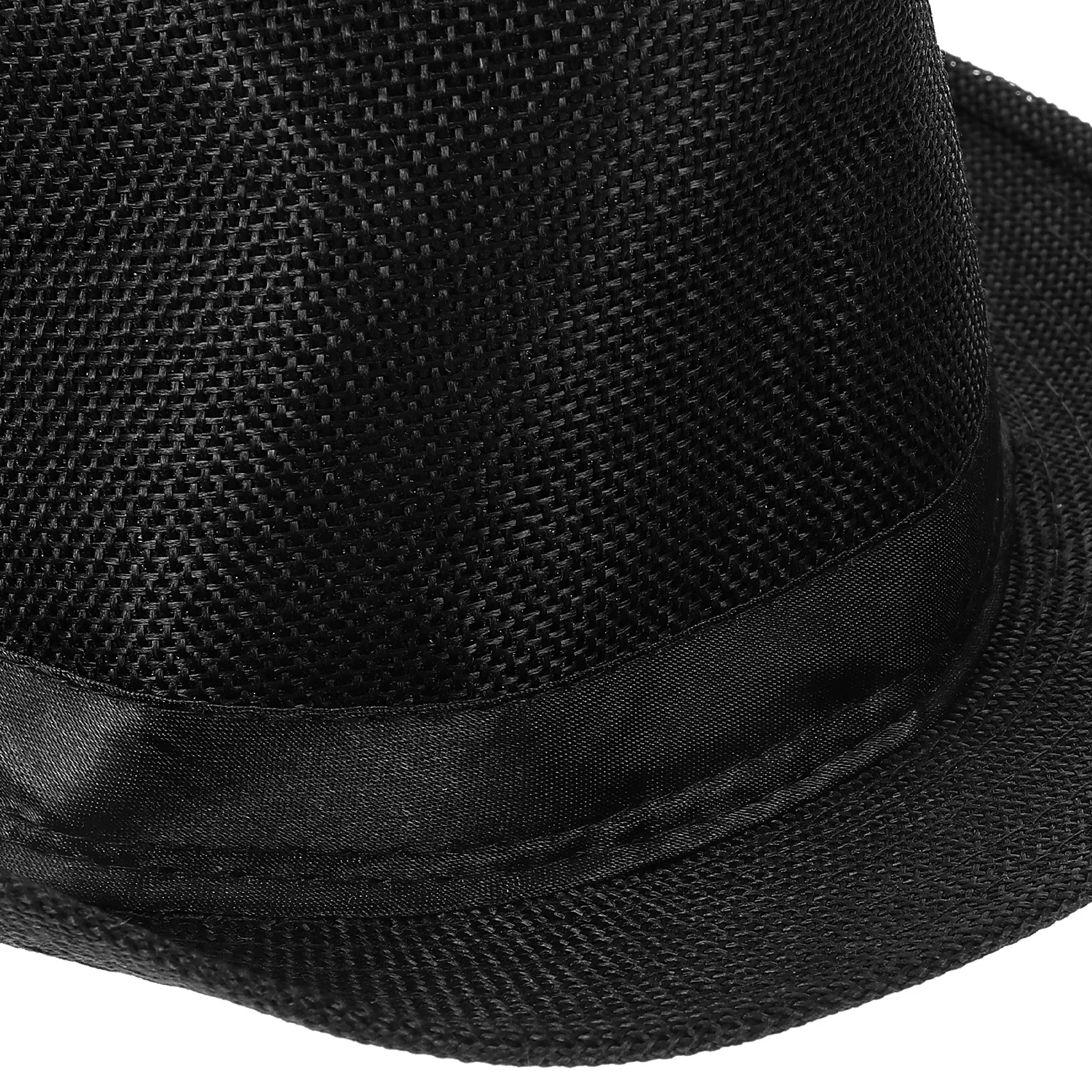

Dancing Performance Hat For Kids Gentleman Style Lightweight Cotton Fedora Fits 56-58Cm Black Unisex Elegant Match Any Clothes