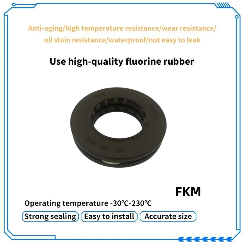 

FKM high-pressure oil seal 114690YH hydraulic pump seal motor oil seal anti-aging and anti-corrosion