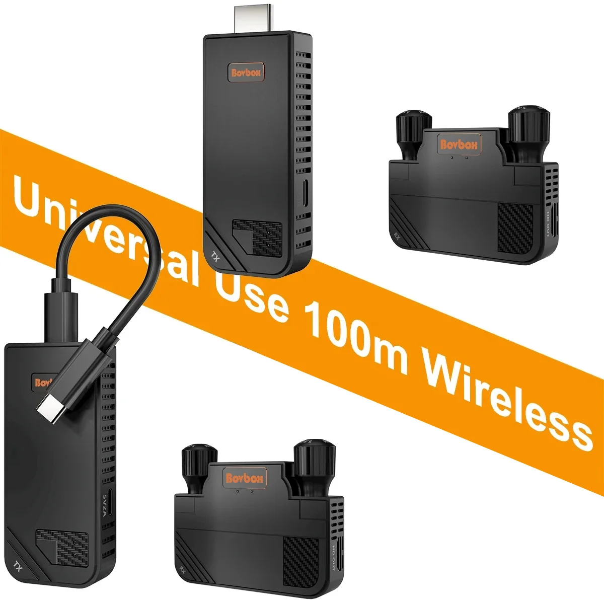 

HD 100m Type C беспроводной HDMI удлинитель видео передатчик приемник дисплей адаптер для PS4 телефона ноутбука ПК к телевизору монитора проектора