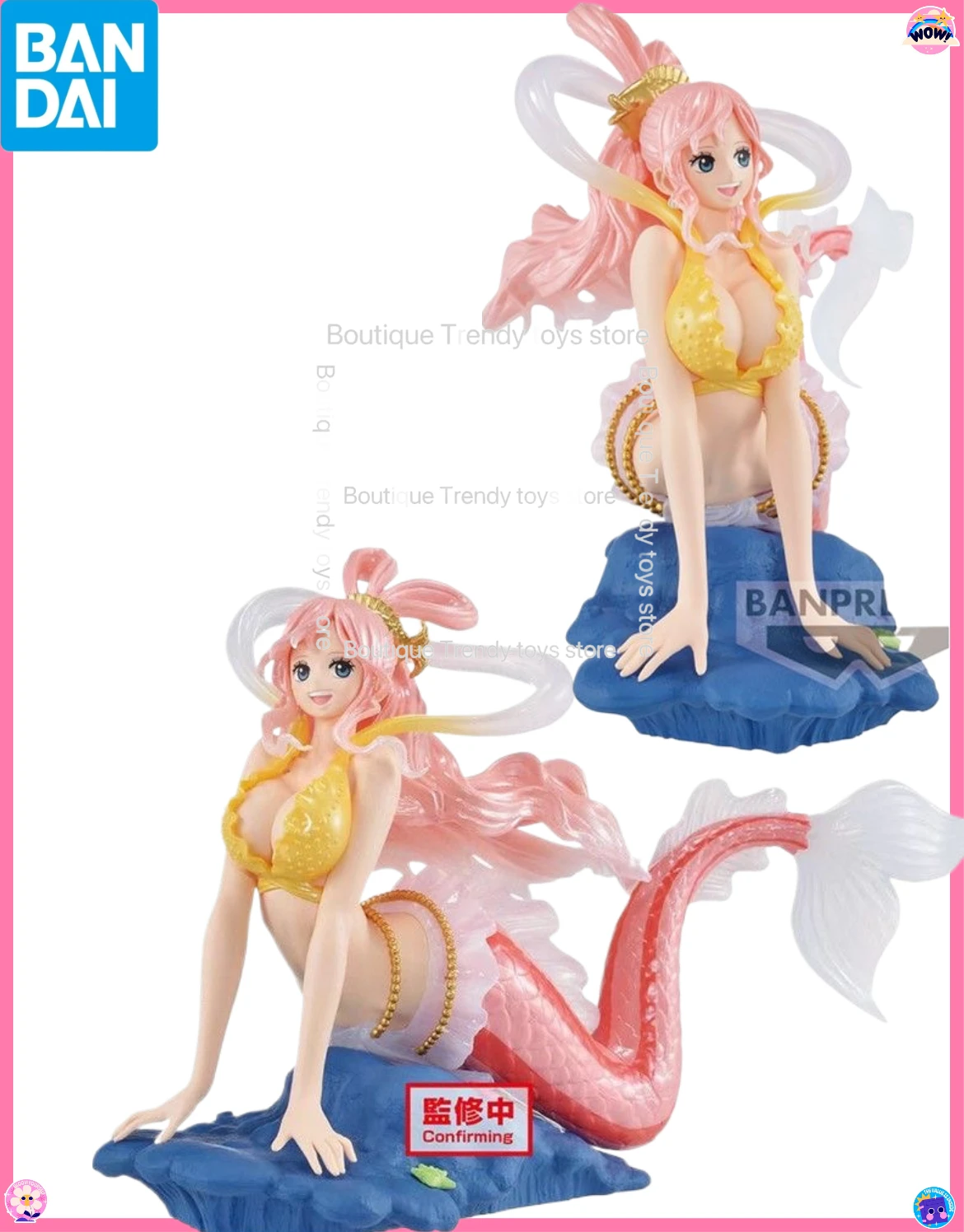 

In Stock Bandai Original Banpresto One Piece Shirahoshi Action Figure Model Doll Brand New Boxed Anime Characters Toys Garage