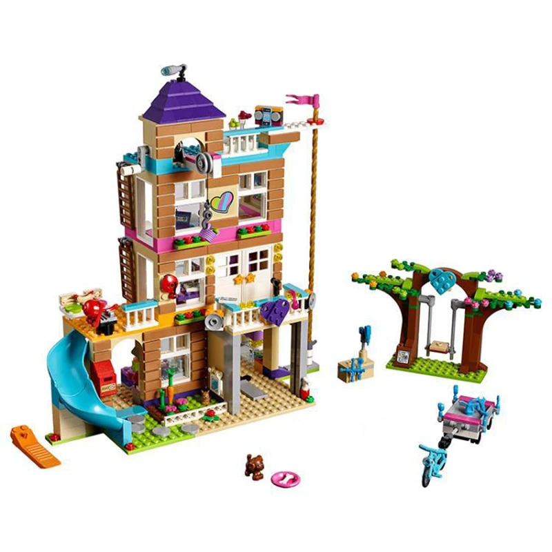 Friendship House 41340 Building Model Building Blocks Children\'s Educational Toys Christmas Birthday Gift