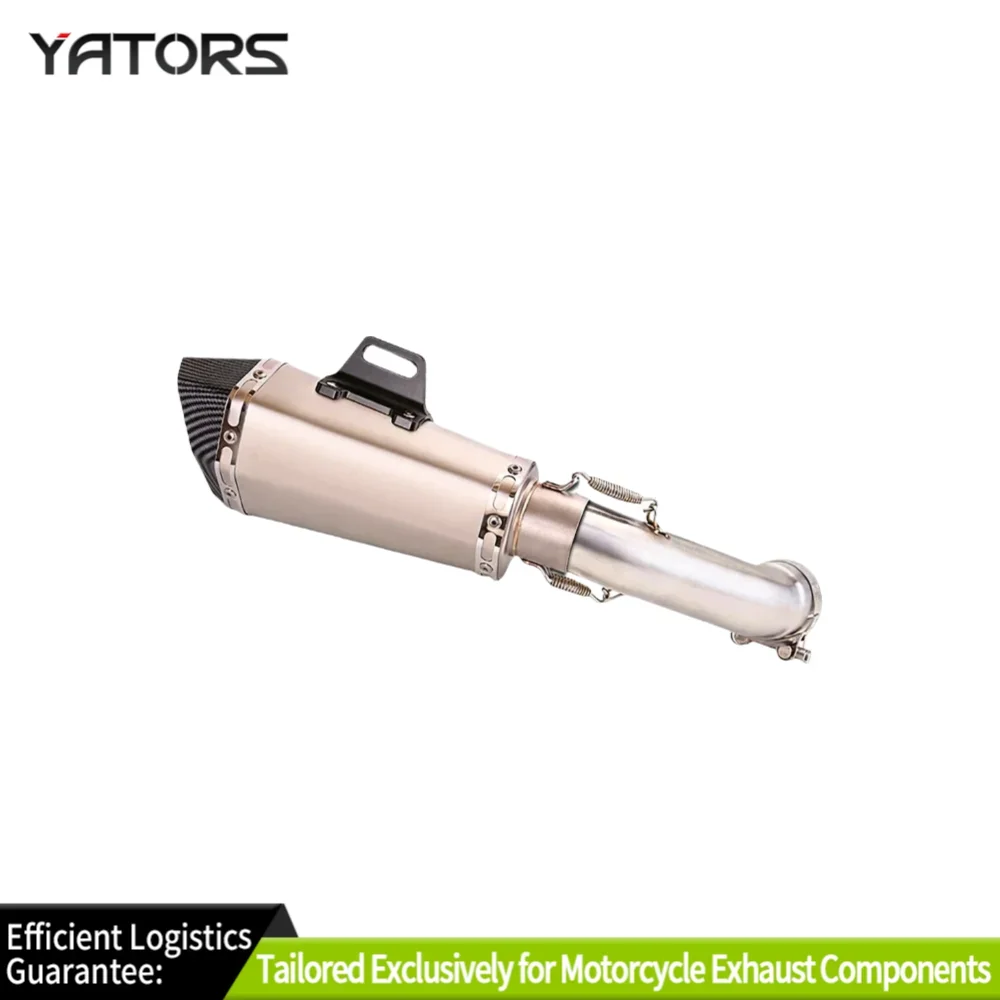 

Exhaust Systems 51mm Muffler Mid Exhaust Pipe Modified For Duke 390 250 RC390 Adventure 390 250 Exhausts Pipes