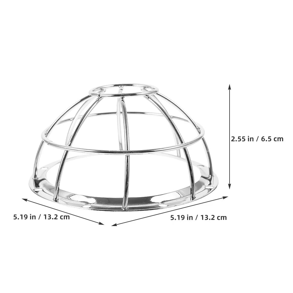 2 قطعة غطاء مستشعر الدخان حامي أجهزة إنذار الحريق المعدنية المتينة لأغطية حماية السلامة الداخلية سلك الحرس