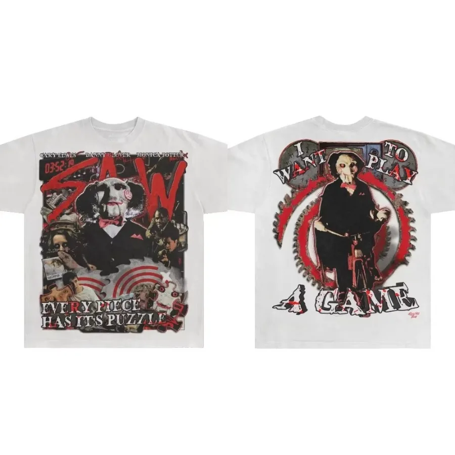 

Classic Movie Cartoon Personality Multi-pattern Printing Men's Summer Cool Street Wear Cotton T-Shirt