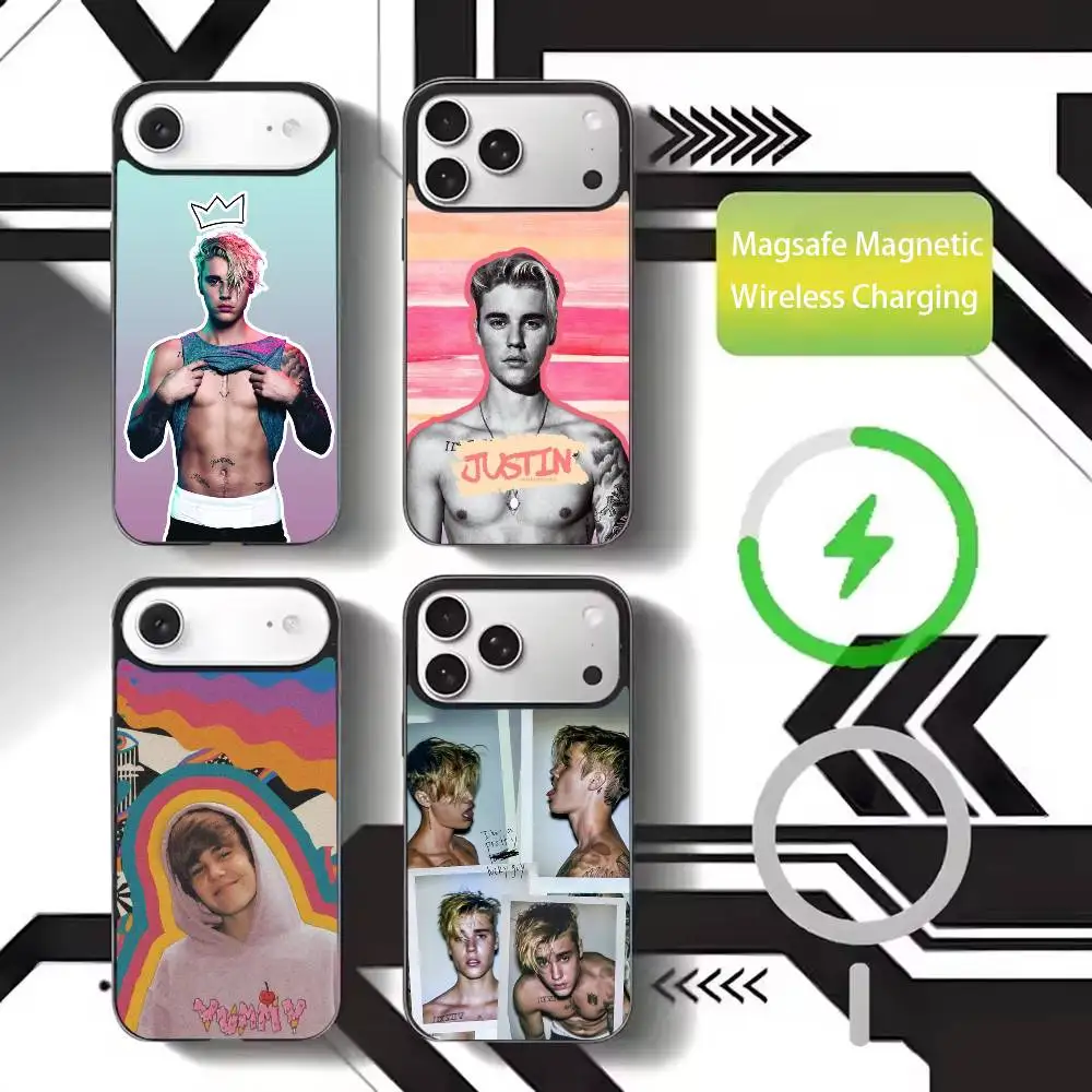 

Canadian celebrity justin bieber Phone Case For iPhone17,16,15,14,13,12,11 Plus,Pro Max Magnetic For Magsafe Wireless Charging