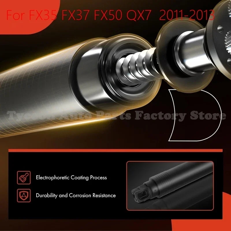 Brand New 90560-3FY0A 90560-3FY0B 1PCS Rear Side Power Hatch Lift Support For FX35 FX37 FX50 QX7  2011-2013