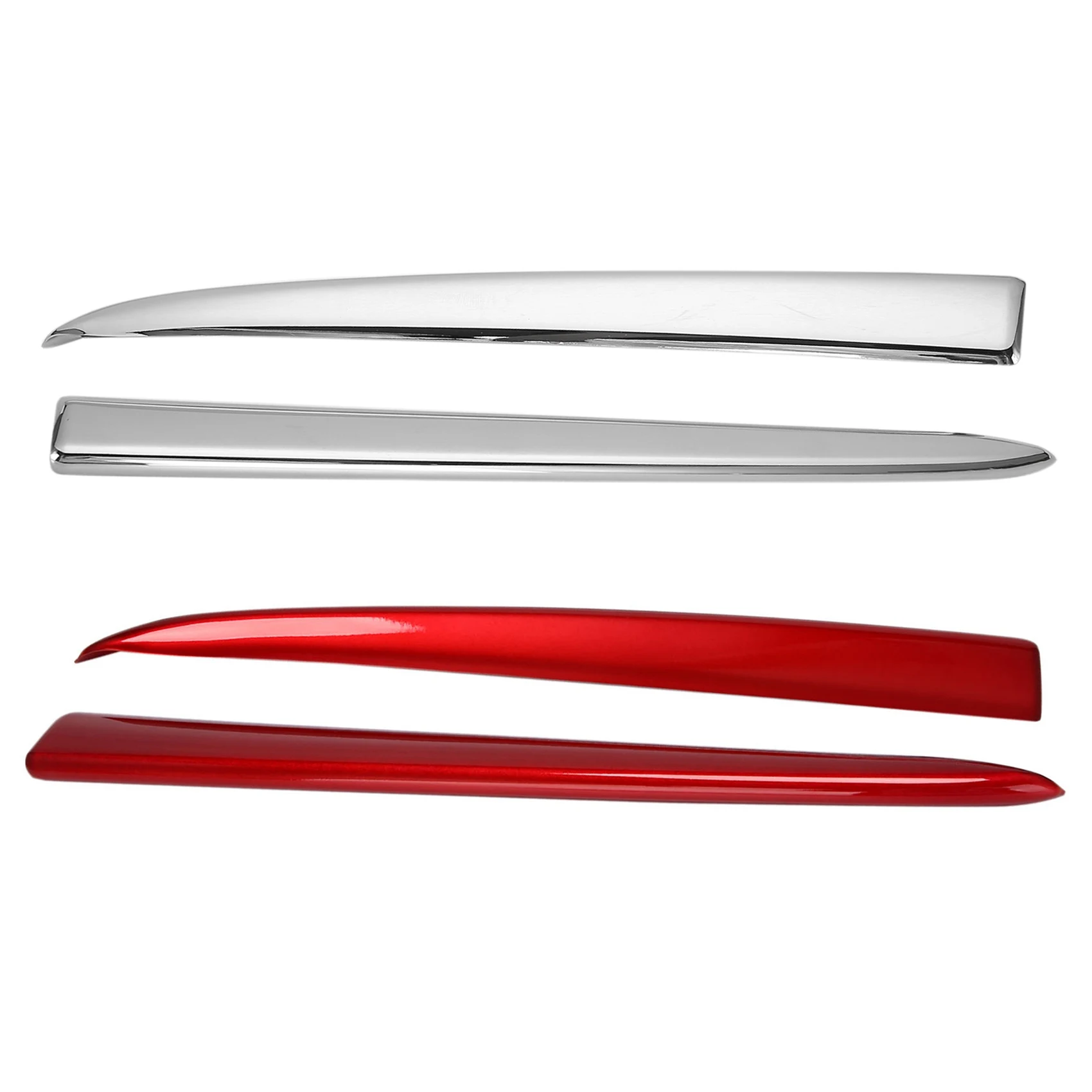 Imagem -06 - Carro Frente Grille Trim Moldagem para Mazda Demio 20232023 dj dl Mazda2 Hatchback Sedan Styling Vermelho