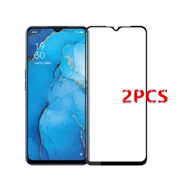 2Pcs For OPPO A91 Glass Tempered Glass for OPPO A91 Film Glue Cover 9H HD Hard Screen Protector Protective Glass for OPPO A91