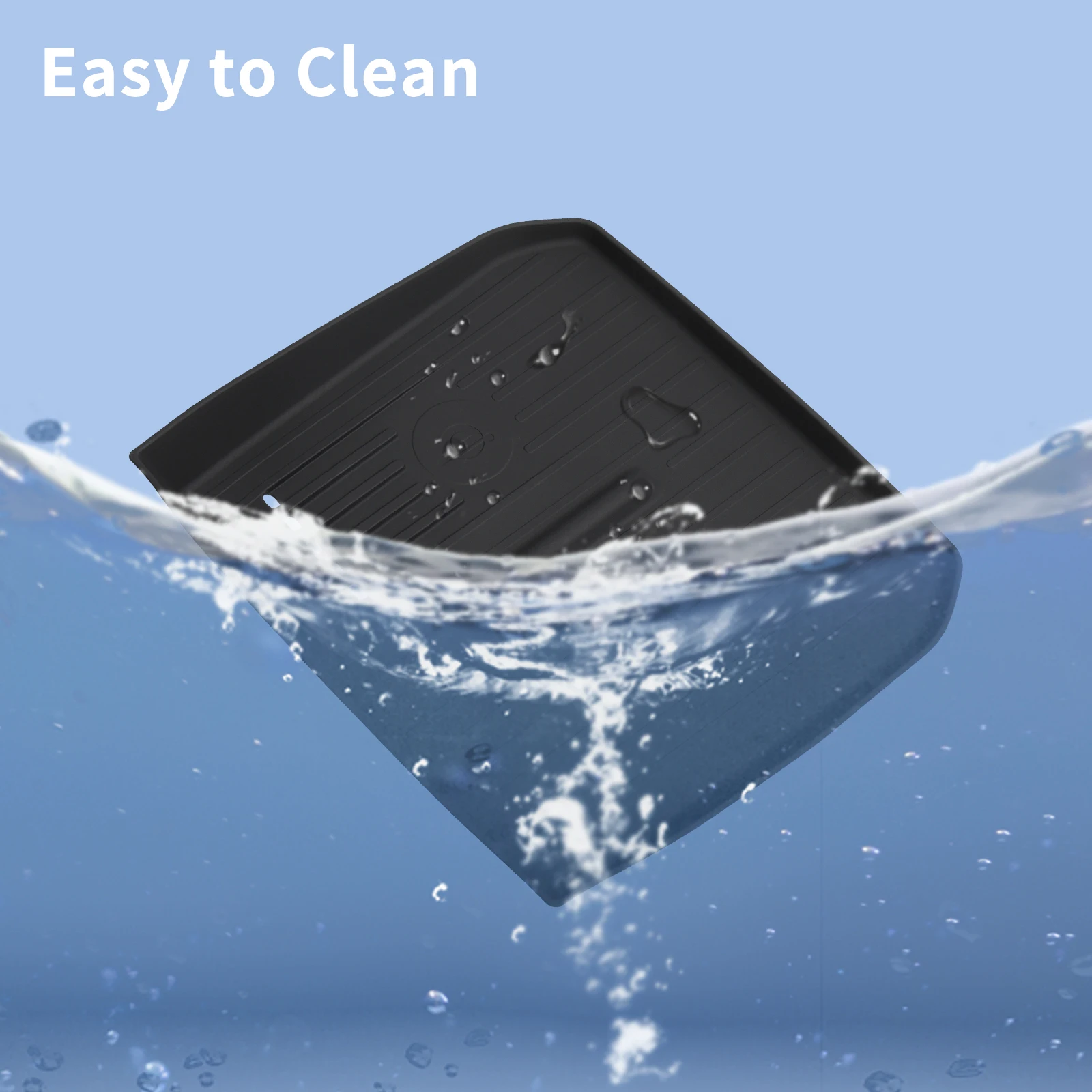 

Для Mazda EZ-6 2024 2025 Автомобильная противоскользящая накладка на центральную консоль, беспроводное зарядное устройство, аксессуары для интерьера, силикон, черный