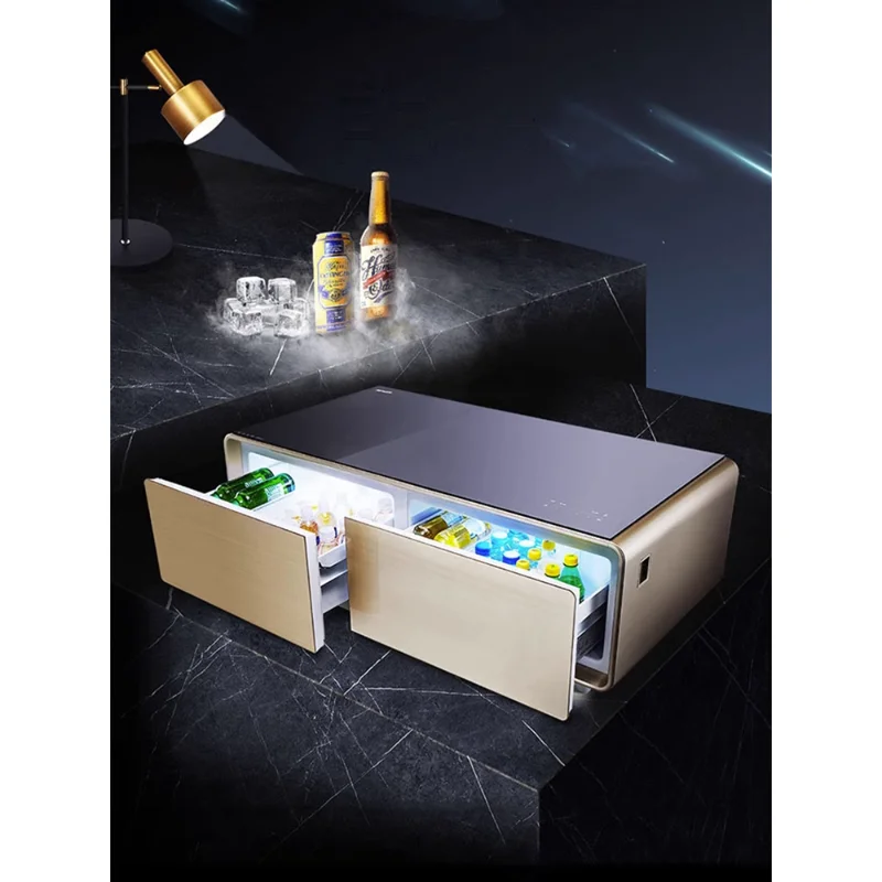 

Small household light luxury modern simple freezing and refrigeration multi-functional touch screen