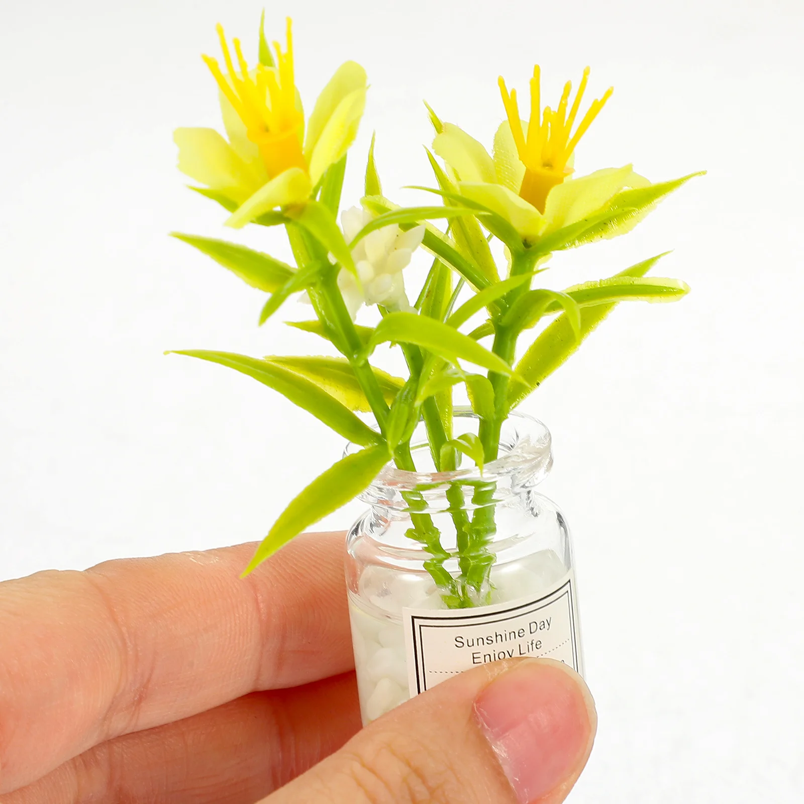 قسط صغير بوعاء النبات ديكور محاكاة بونساي للمنزل المصغر البستنة المشهد سطح المكتب زخرفة محسن مساحة المعيشة #4