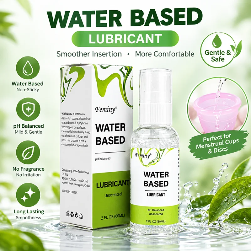 Intimate Lubrication Water-based Lubricant 60ml Gel For Women Menstruation Menstrual Cup Lubricants