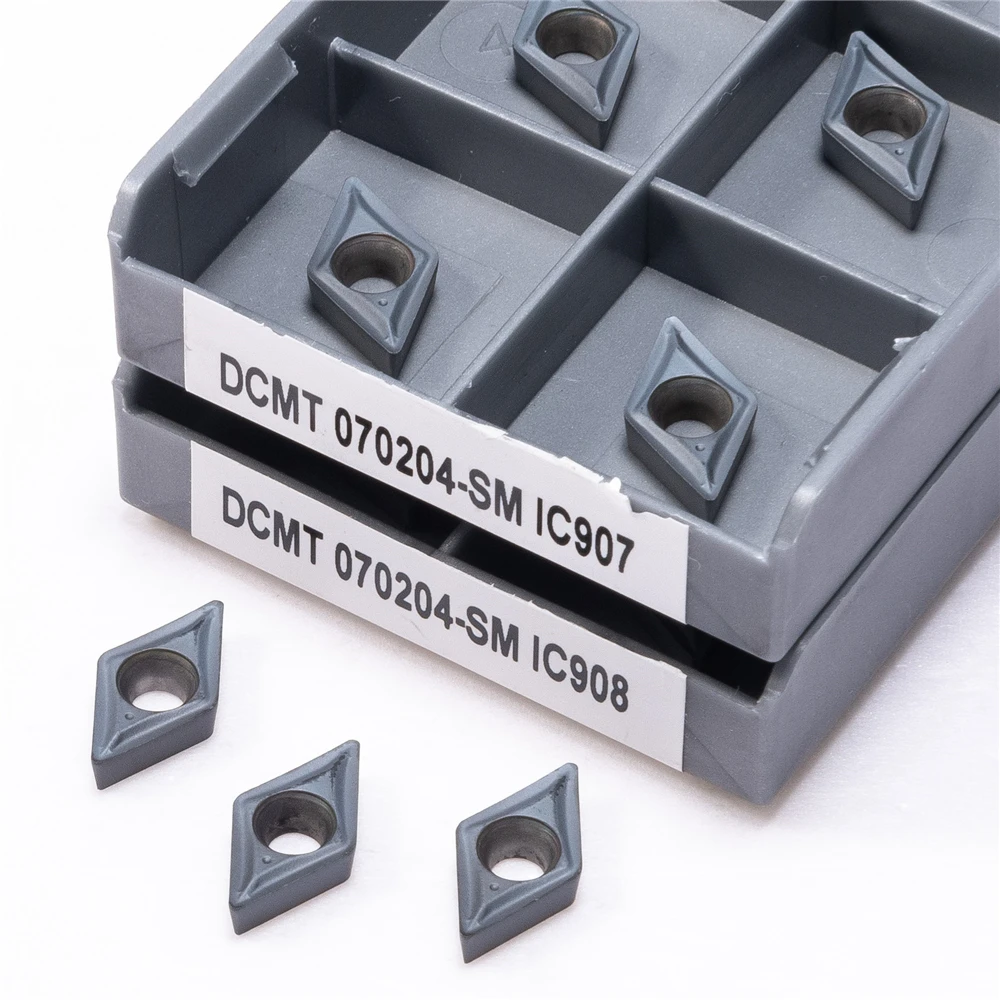 超硬合金切削工具,旋盤,dcmt 070204-sm,ic907,ic908,dcmt070204