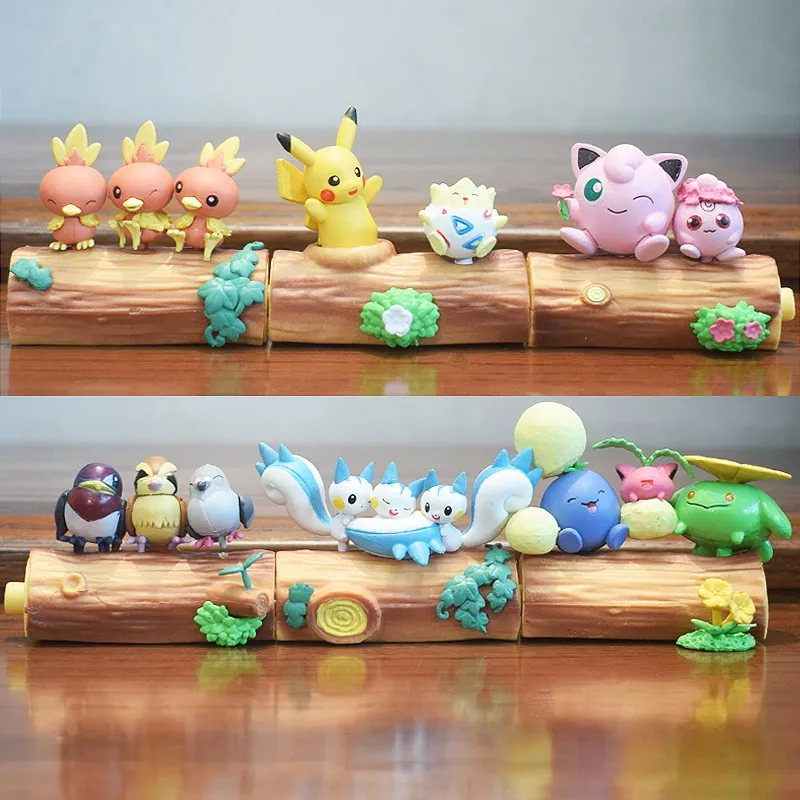 pokemon-modele-amitie-bois-serie-anime-peripherique-cadeau-d'anniversaire-jouets-pour-enfants-pachirisu-taillow-jigglypuff-poupee