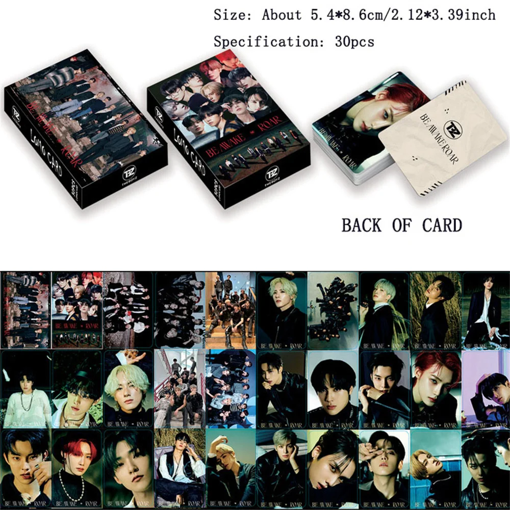 30pcs Kpop THEBOYZ Photocard Albums Lomo Card JACOB KEVIN NEW ERIC Postcard Collection Card Fans Gifts