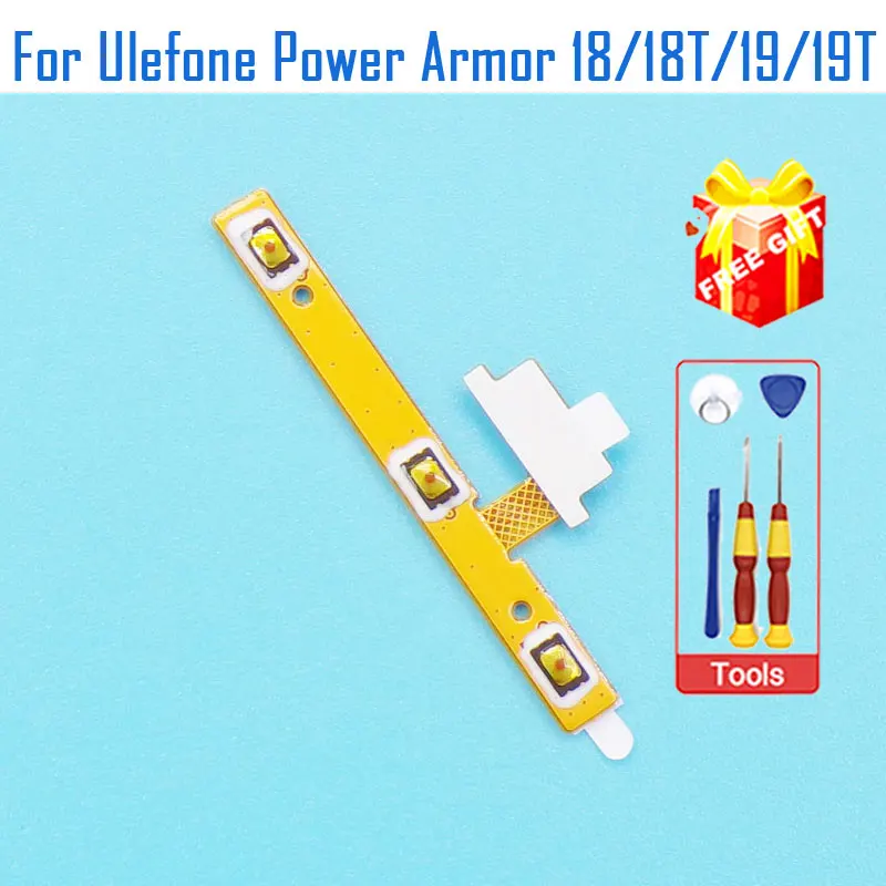 جديد وأصلي Ulefone Power Armor 18 18T Armor 19 19T تشغيل/إيقاف + زر الصوت مفتاح كابل مرن FPC للهاتف Ulefone Armor 18T