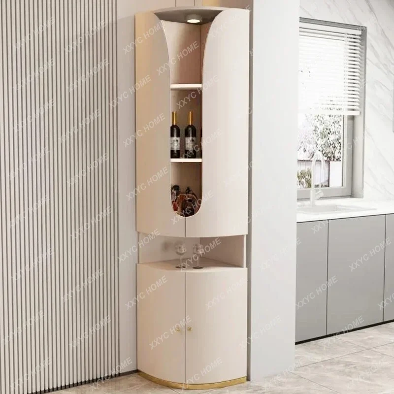 

L Light luxury corner wine cabinet rack