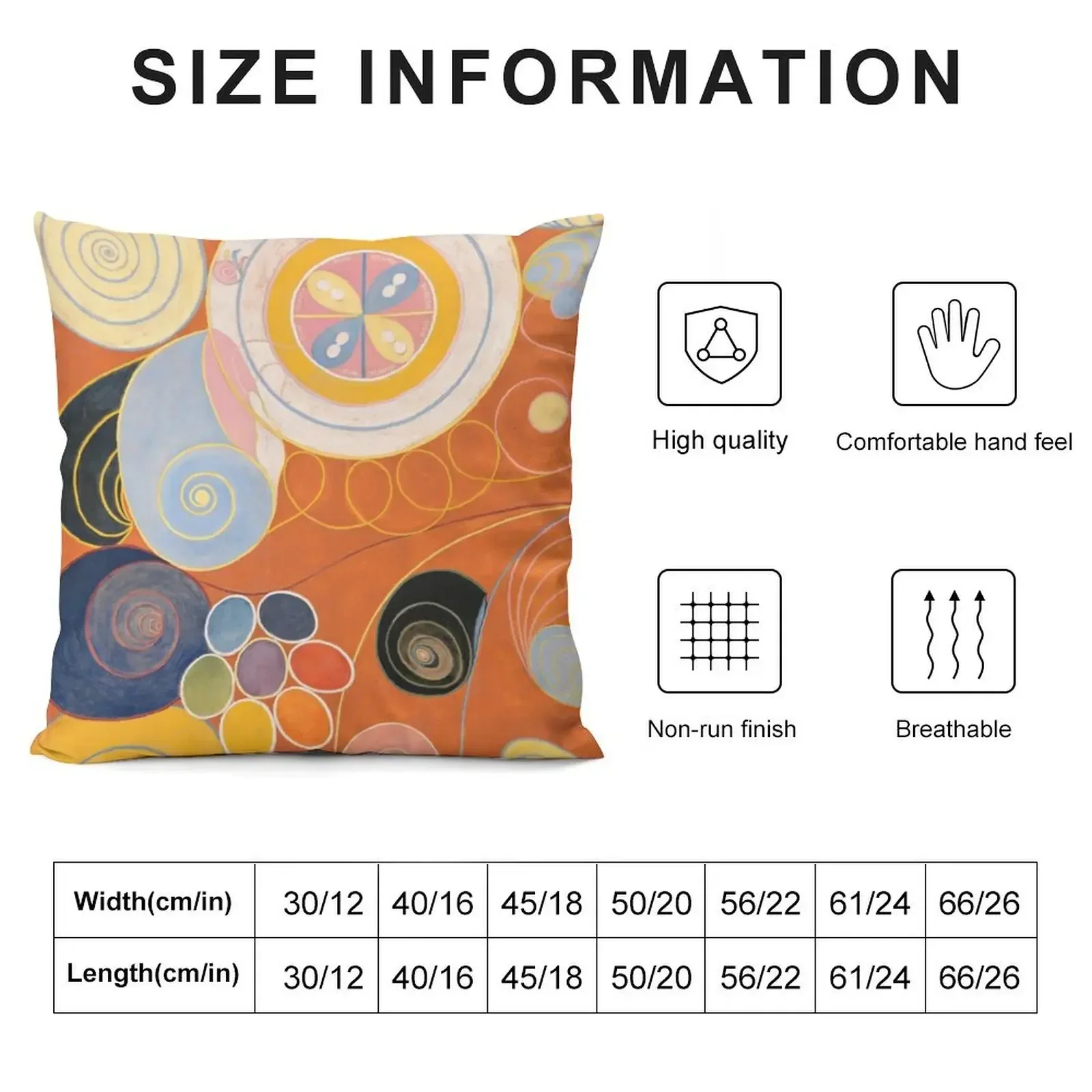 Hilma af Klint - Group IV, The Ten Largest, No. 3, Youth Throw Pillow Christmas Pillowcase sleeping pillows pillow