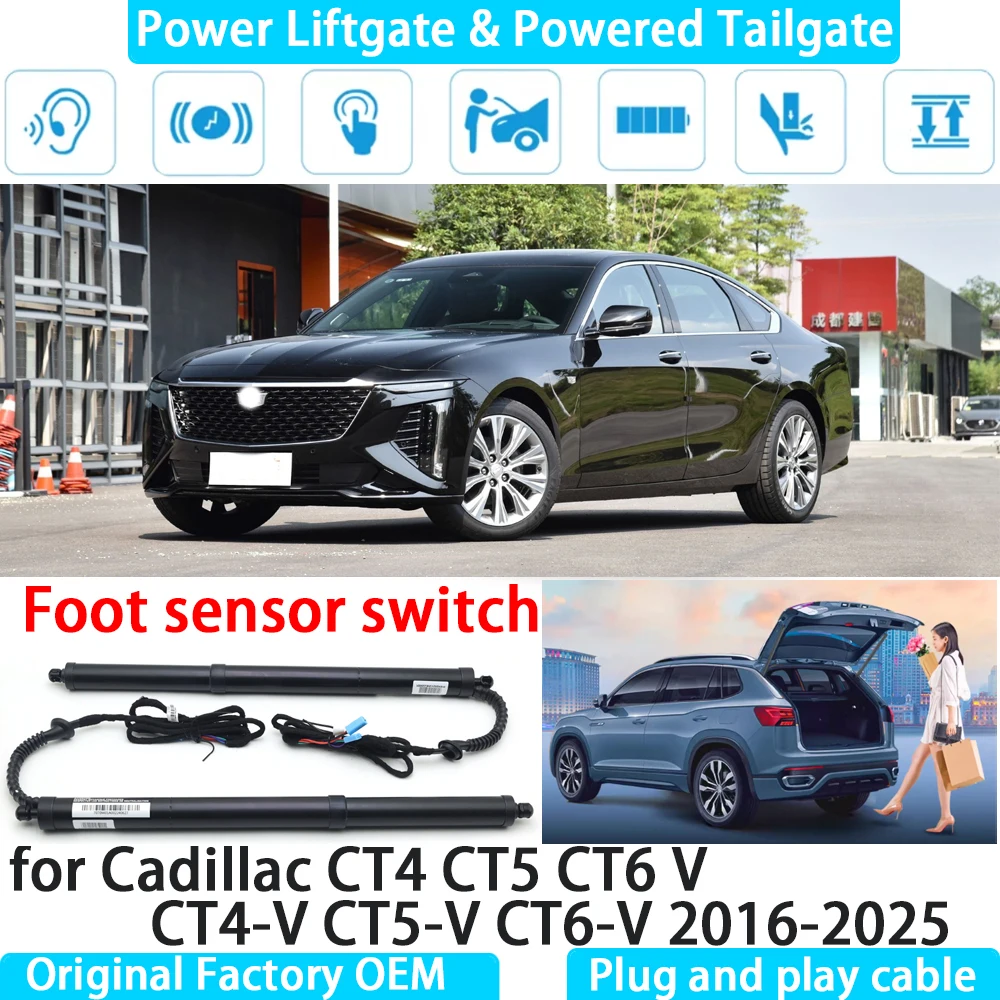 

for Cadillac CT4 CT5 CT6 V CT4-V CT5-V CT6-V Automatic Electric Power Liftgate Powered Tailgate Strut Tail Gate Lift System