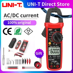 Amperometri a morsetto serie UNI-T UT204 Plus. UNI T Tester di tensione di temperatura LCD Digital Current Clamp AC/DC NCV True Rms multimetro