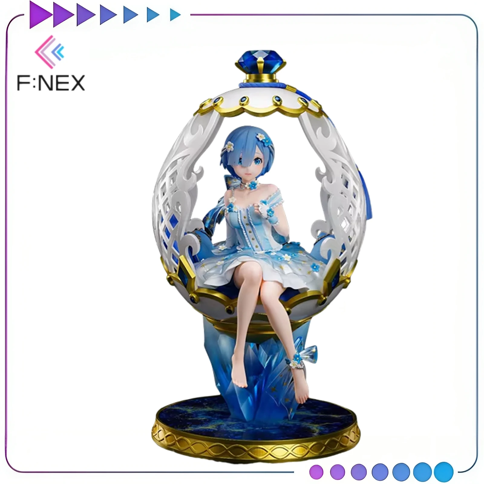 【Original】F:NEX Re: vida un mundo diferente de Zero Remu huevo tallado arte 1/7 escala modelo de juguete