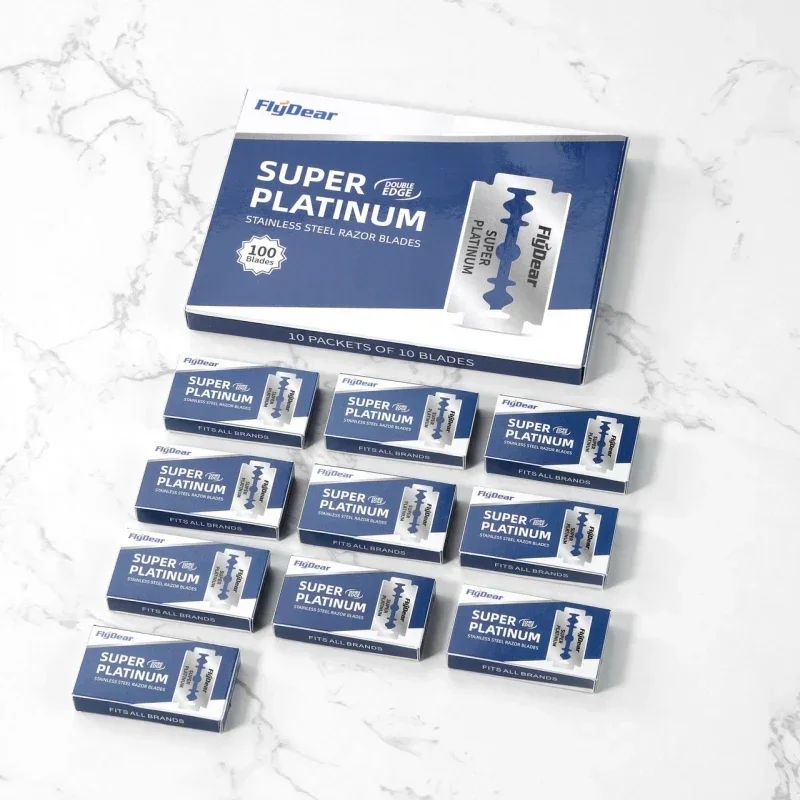 

10-100pcs Classic Retro Stainless Razor Double Edge Razor Blades Men's Safety Razors Professional Barber Tool razor blades