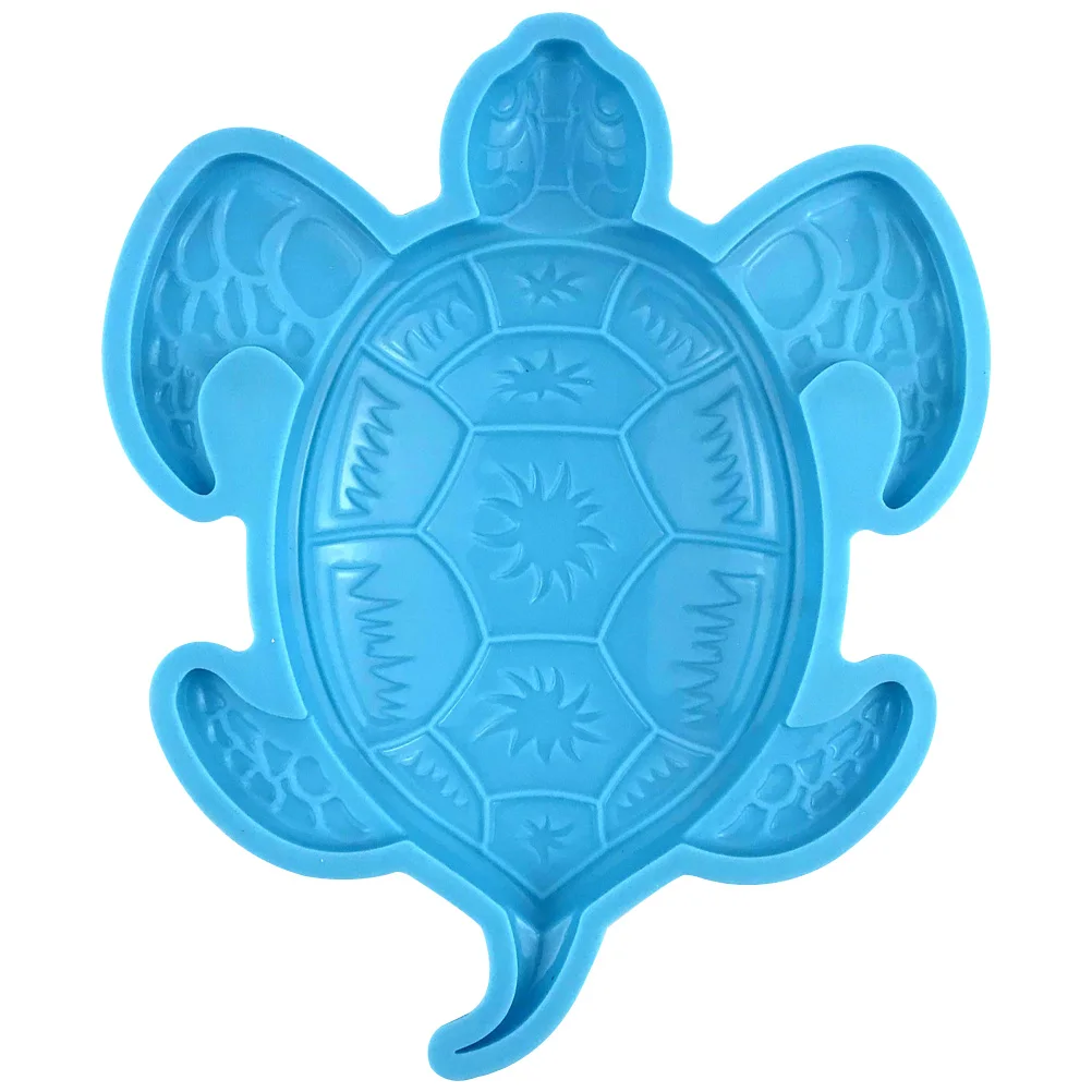 

Turtle Wall Decor Pendant Mold Sea Decoration Epoxy Resin Tortoise Making Molds Blue DIY Silicone Crafts Mold Reusable Non