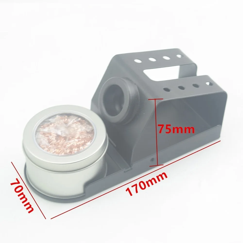 For Electric Soldering Iron Brass Tip Cleaner Soldering Iron Holder For Home Workshop Compact Footprint Stable Base Support