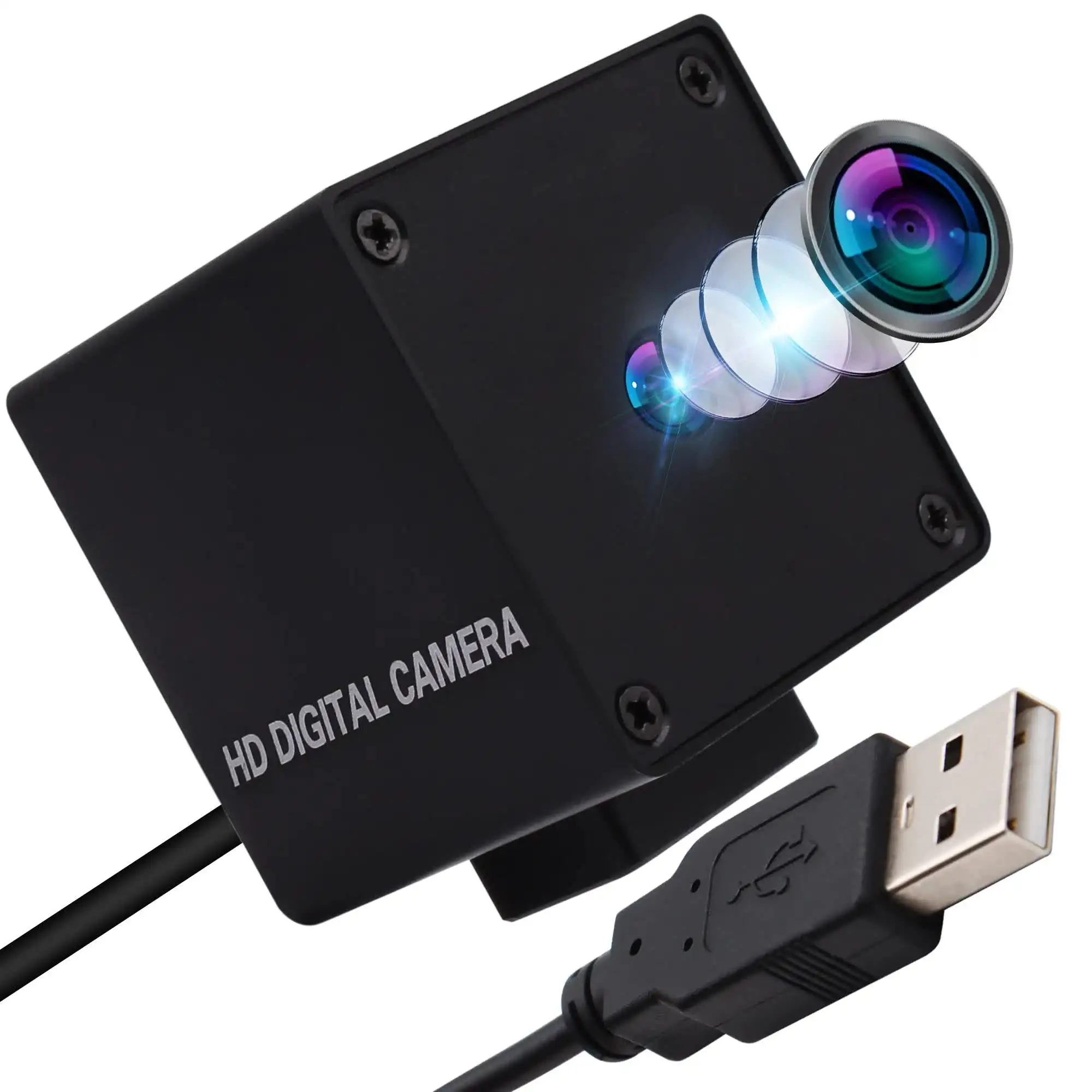 

SVPRO 4K 8MP 3264X2448 Auto Focus USB Micro Camera No distortion CMOS IMX179 Video Surveillance Webcam