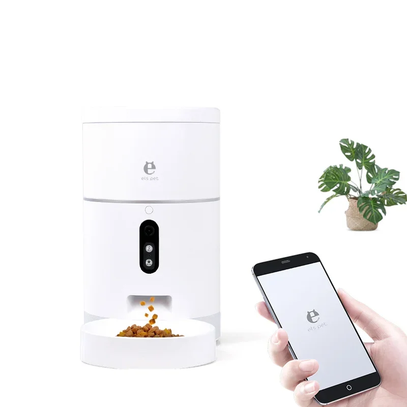 The Latest Popular Smart Automatic Pet Feeder Cat With Wifi And Video Function Can Feed Regularly