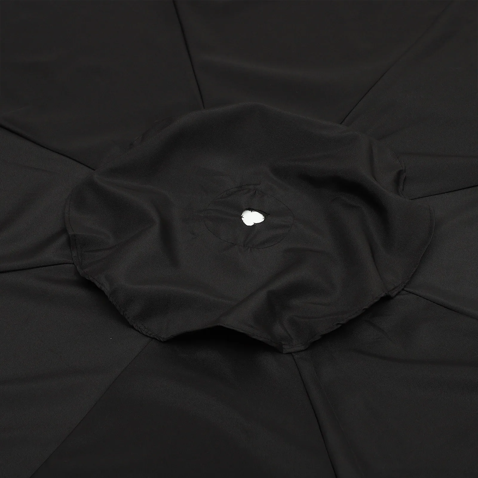 

Parasol Umbrella Replacement Canopy Cover Cloth Outdoor Garden Patio Fabric Black