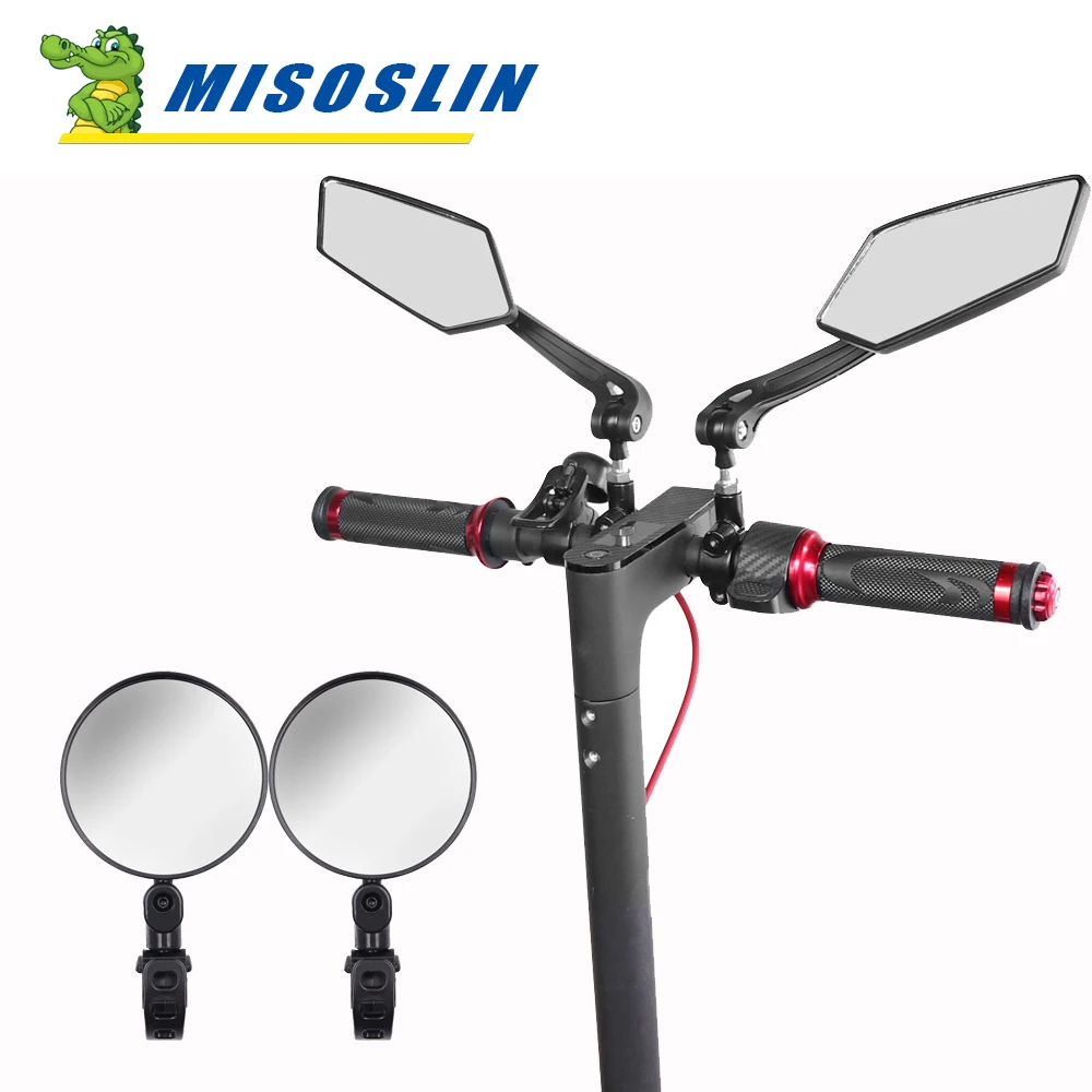 Adjustable Handlebar Rear View Mirror for Xiaomi M365 1S PRO Mi3 Mi4 Electric Scooter Wide Range Back Sight Reflector Mirror