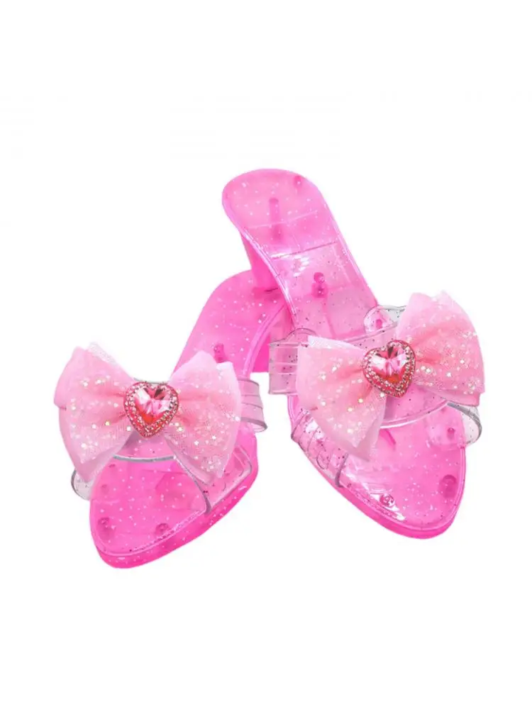Chaussures de princesse à enfiler, talons compensés, chaussures multifonctions, décor, jeu de simulation pour Cosplay, fournitures de fête, jeu de rôle de plage d'été