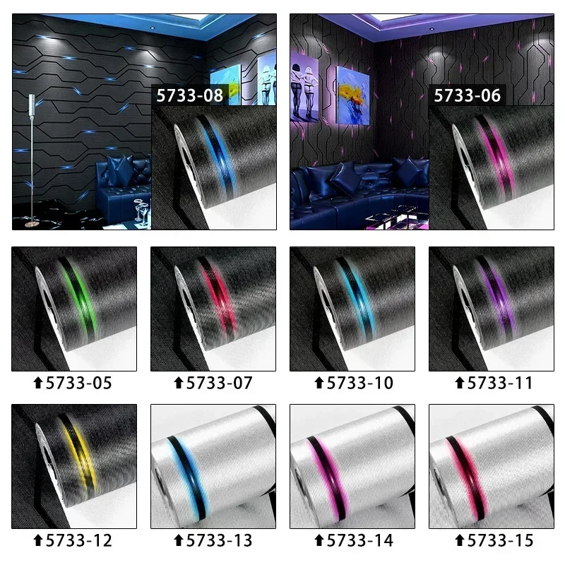 KTV Wallpaper 3D Stereo Technology Sense Internet Bar and Internet Caf Background Live Theme E-Sports Hotel Decorative Wallpaper