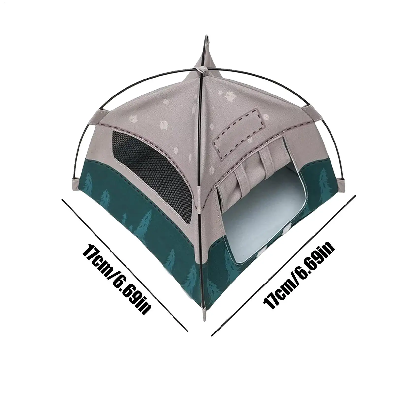 خيمة صغيرة بمقياس 1:12، نموذج خيمة اللعب، ملحقات المشهد المزخرف للأولاد والبنات، عرض الحديقة الخارجية للمنزل