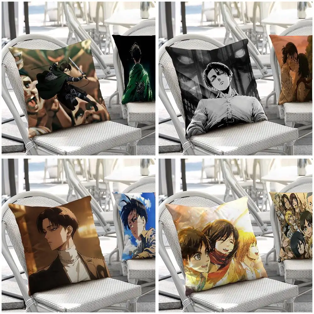 Anime A-Attack On T-Titan Customizable Square Pillowcases, Stylish And Soft, Perfect For Beds, Cars, And Sofas.