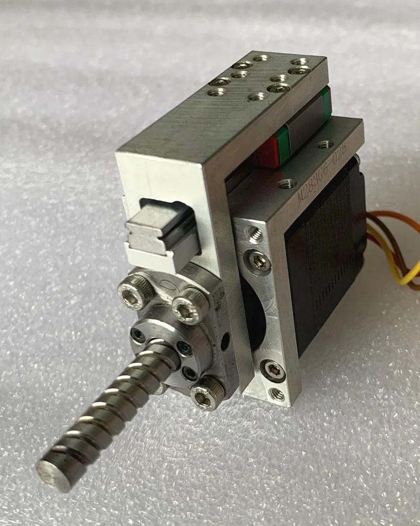 Hybrid Mini Linear Slide Stepper Motor with Ball Screw Linear Guide Table for Control