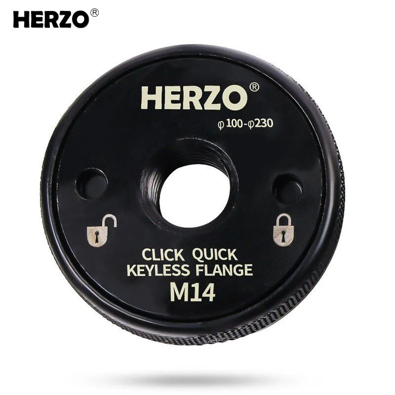 

HERZO M14 Quick Clamping Nut Quick Clamping Flange Self Locking Pressure Plate For Angle Grinder