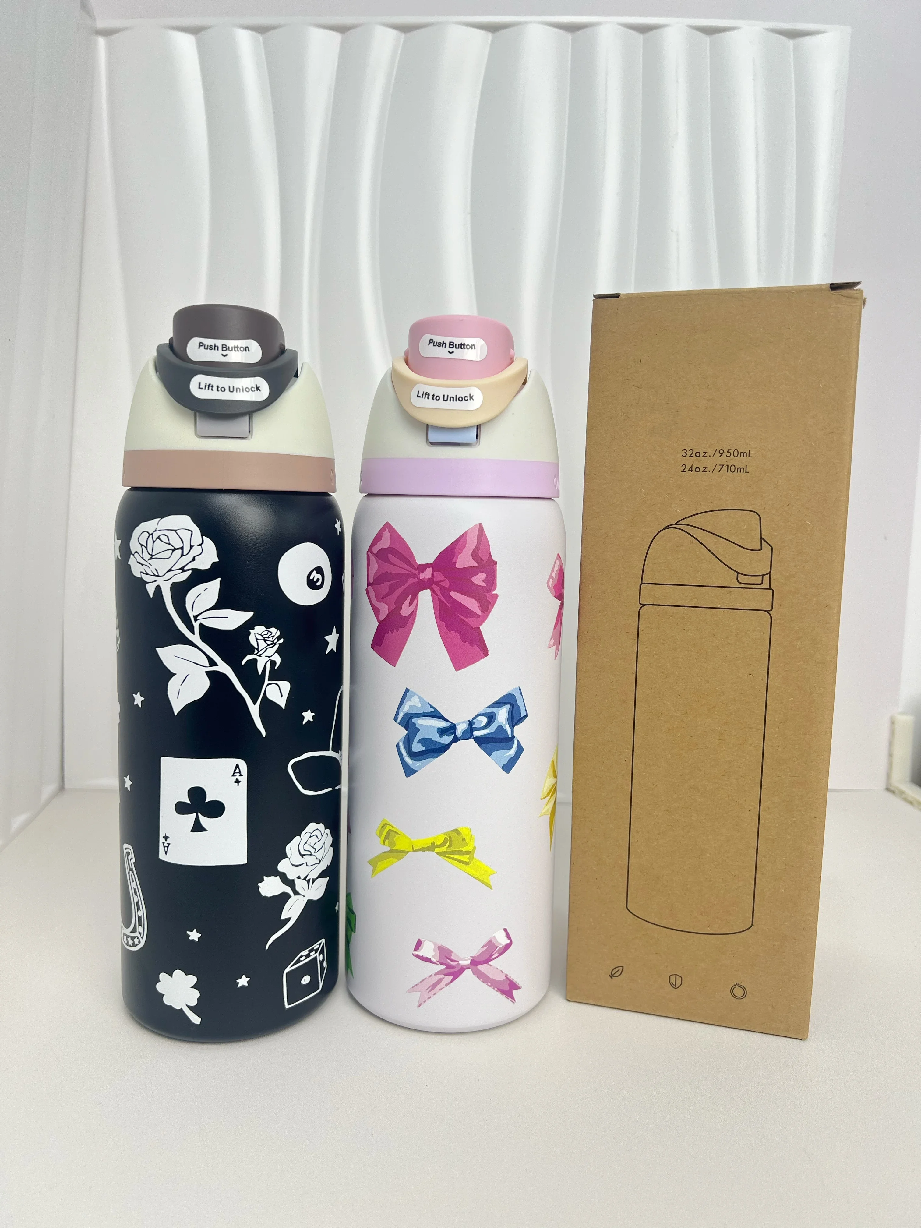 

32oz Insulated Water Kettle Stainless Steel Insulated Bottle Sports Water Bottle Water Cup Insulated Cup