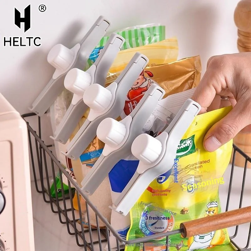 3Pcs Kitchen Storage Food Snack Sealing Bag Clips Screw Cap Seasoning Bag Milk Powder Bag Preservation Clip Home Gadgets