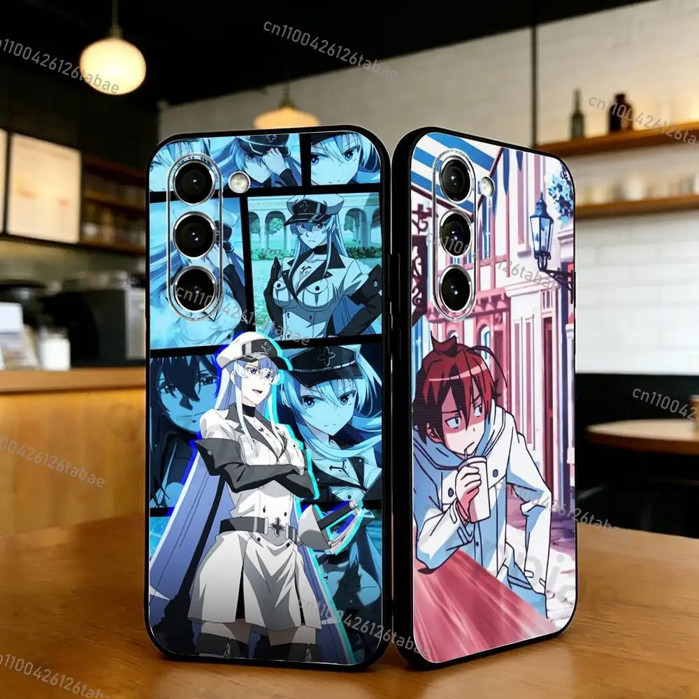

Akame ga KILL Cool Anime Phone Case For Samsung S20,21,22,23,24,25,26 plus,ultra Lite Black Silicone Cover